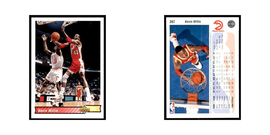 1992 Upper Deck Kevin Willis Basketball Cards #397