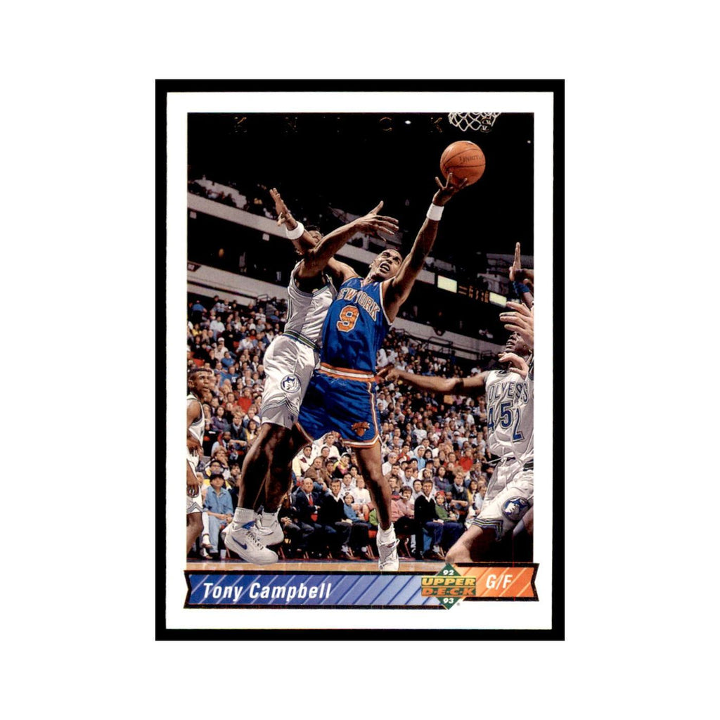 1992 Upper Deck Tony Campbell Basketball Cards #392