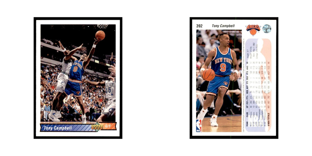 1992 Upper Deck Tony Campbell Basketball Cards #392