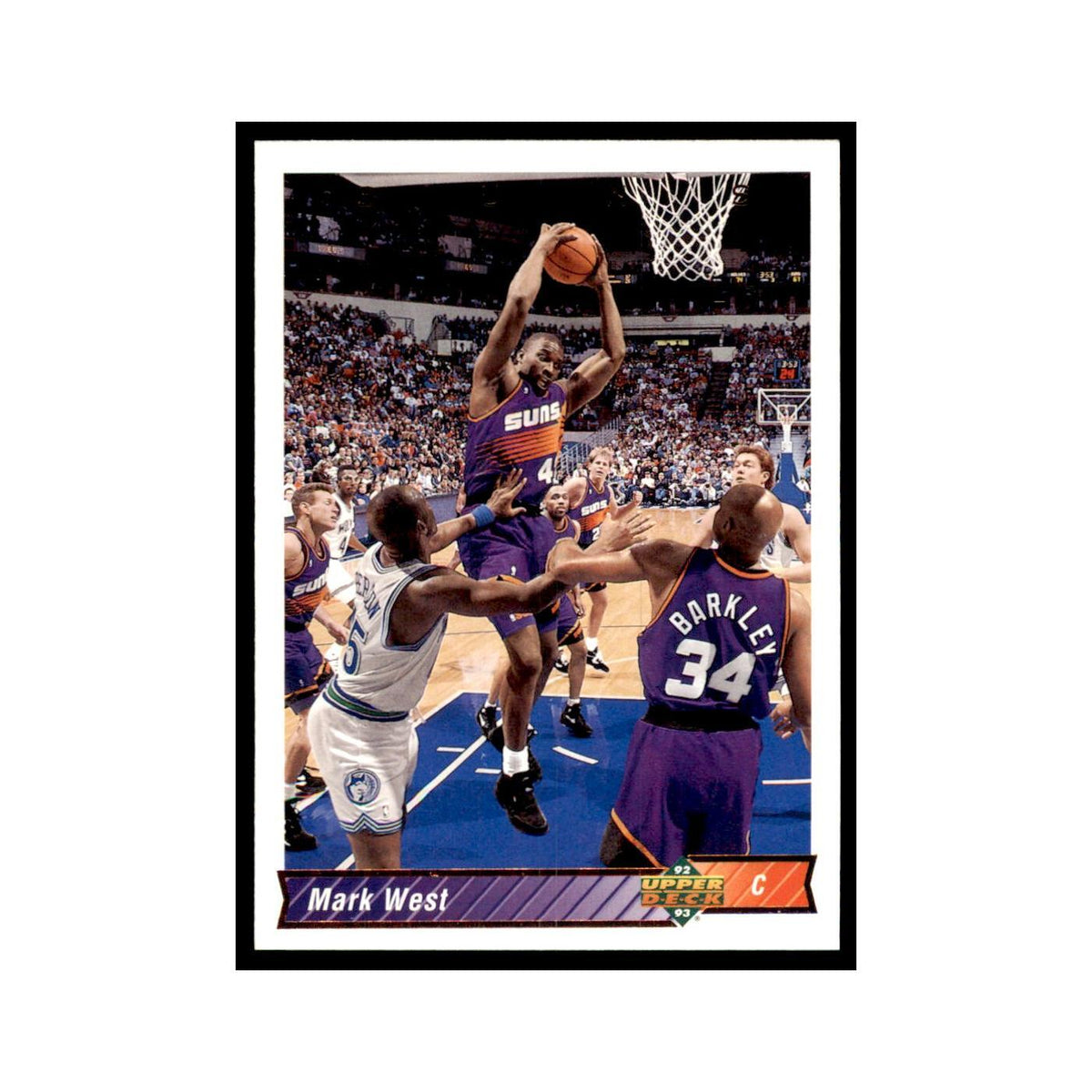 1992 Upper Deck Mark West Basketball Cards #415
