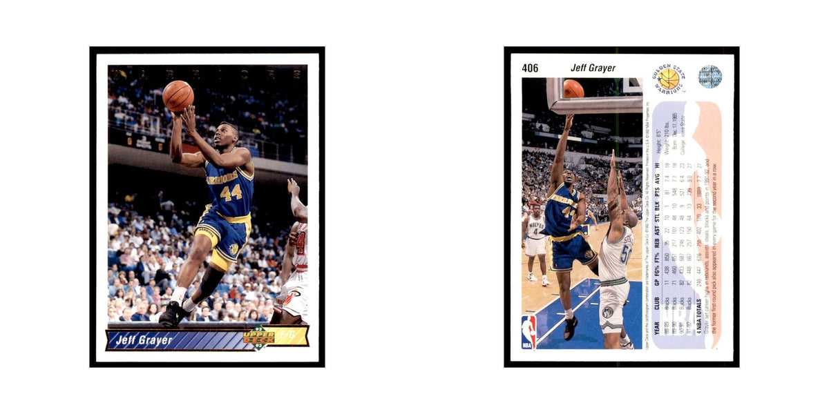 1992 Upper Deck Jeff Grayer Basketball Cards #406