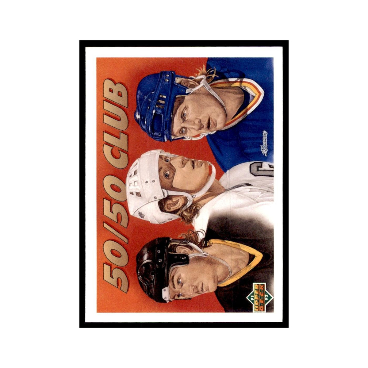 1991 Upper Deck Mario Lemieux/Wayne Gretzky/Brett Hull Hockey Cards #45