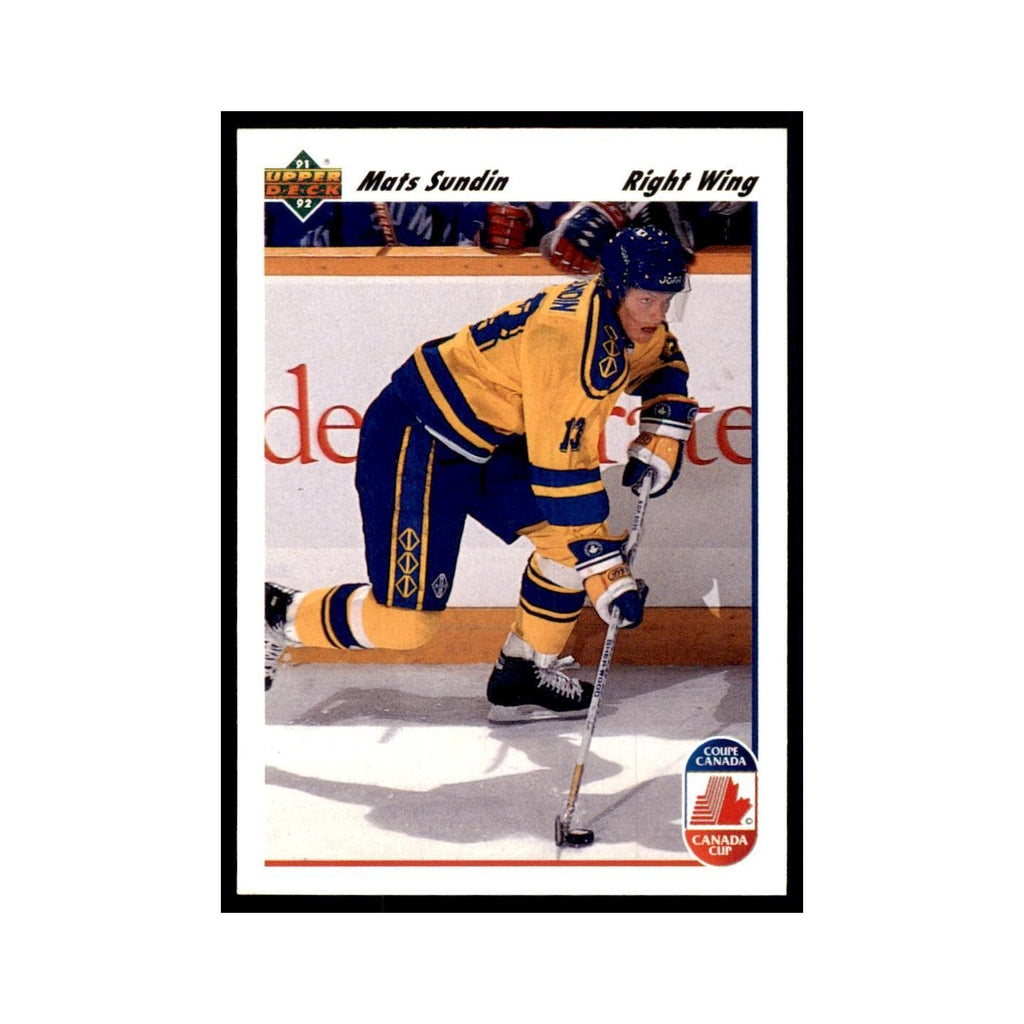 1991 Upper Deck Mats Sundin Hockey Cards #31