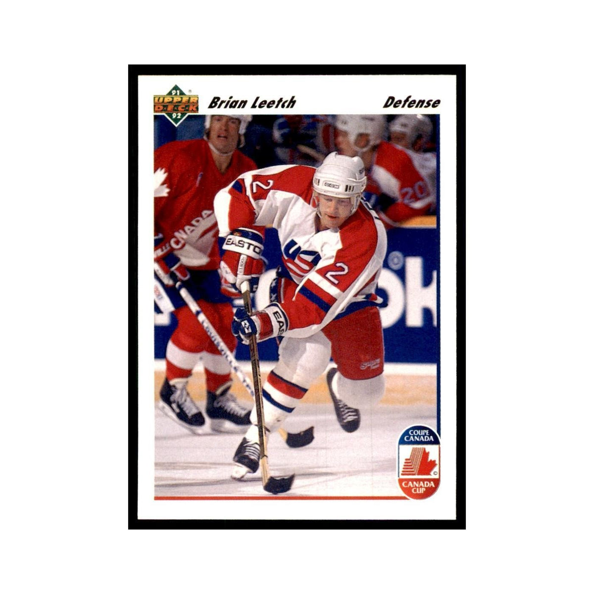 1991 Upper Deck Brian Leetch Hockey Cards #35