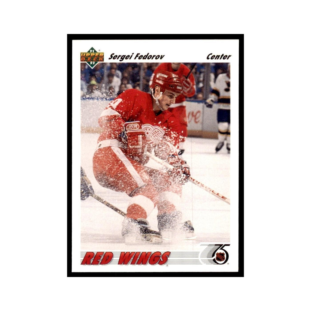 1991 Upper Deck Sergei Fedorov Hockey Cards #144