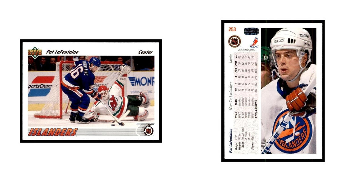 1991 Upper Deck Pat LaFontaine Hockey Cards #253