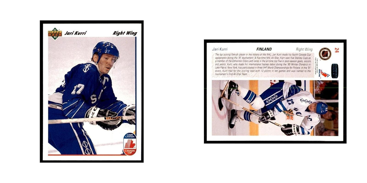 1991 Upper Deck Jari Kurri Hockey Cards #24