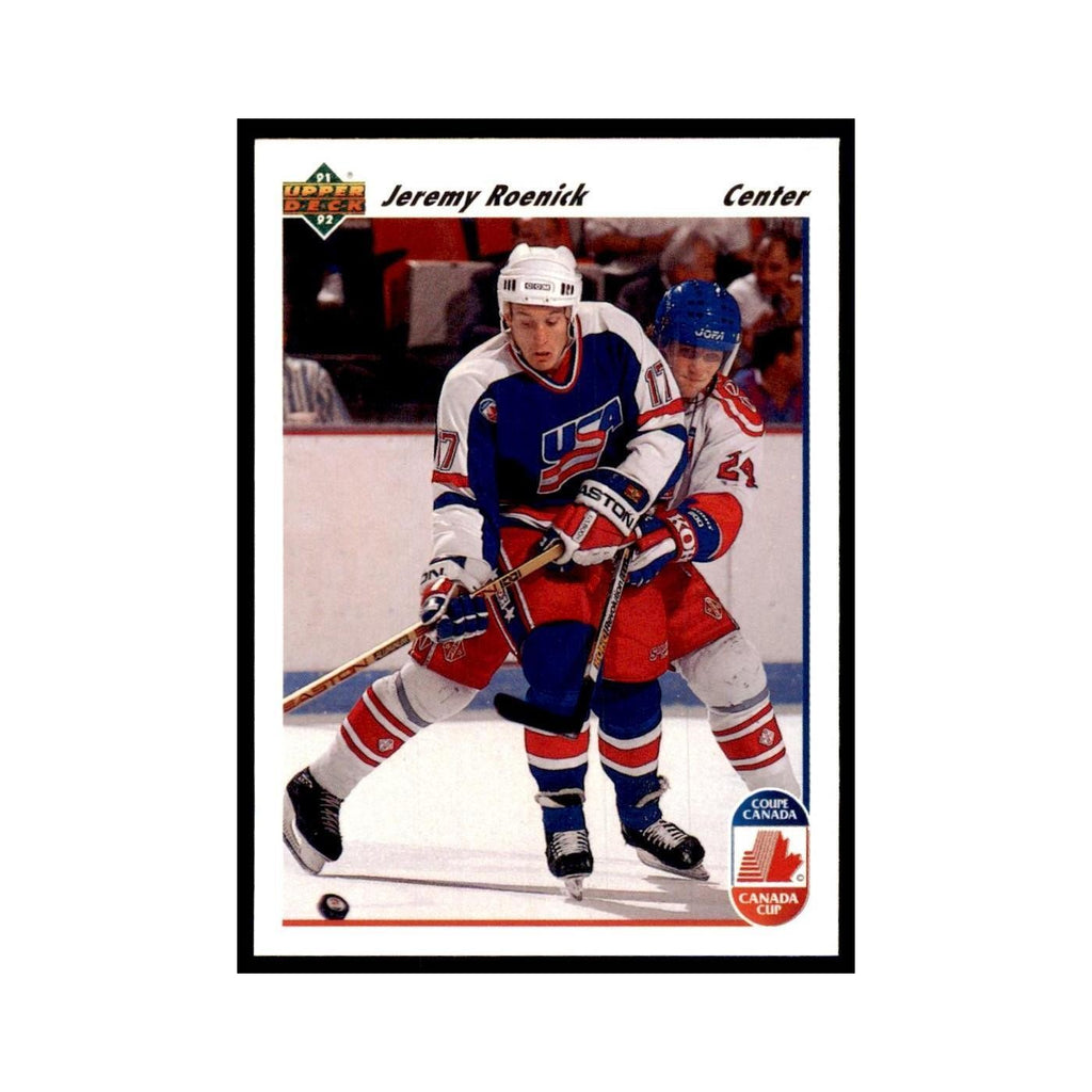 1991 Upper Deck Jeremy Roenick Hockey Cards #36