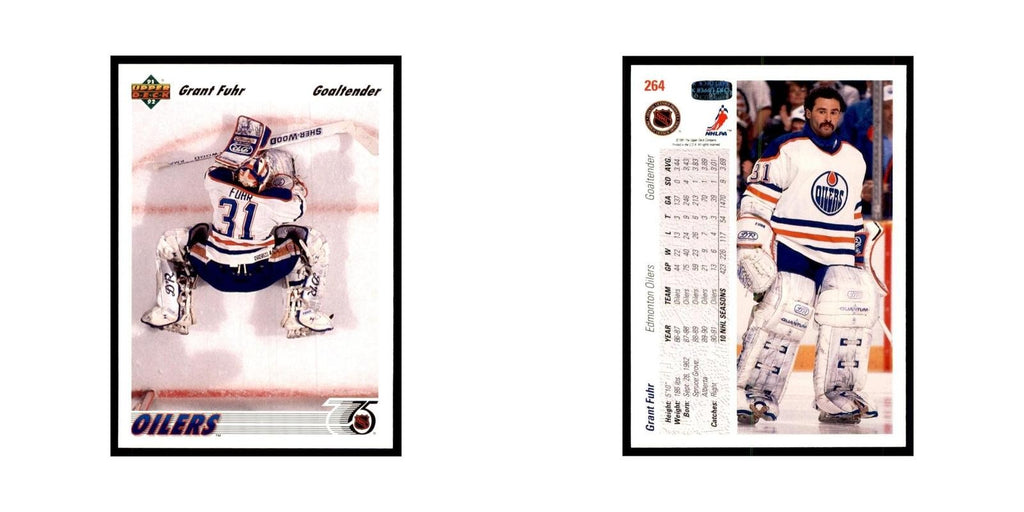 1991 Upper Deck Grant Fuhr Hockey Cards #264