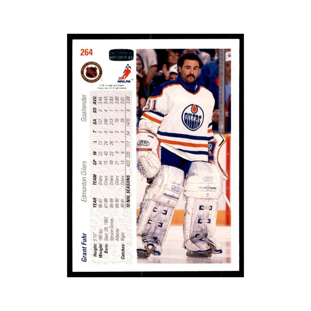 1991 Upper Deck Grant Fuhr Hockey Cards #264