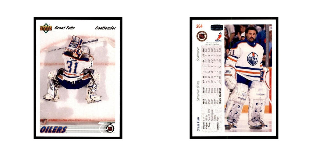1991 Upper Deck Grant Fuhr Hockey Cards #264