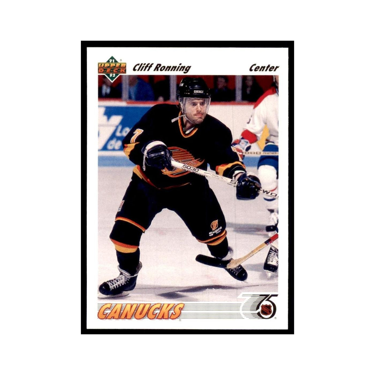 1991 Upper Deck Cliff Ronning Hockey Cards #208