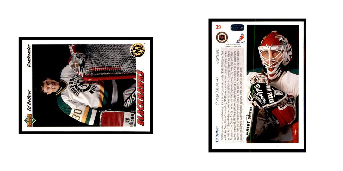 1991 Upper Deck Ed Belfour Hockey Cards #39