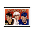 1991 Upper Deck Mario Lemieux/Wayne Gretzky/Brett Hull Hockey Cards #45