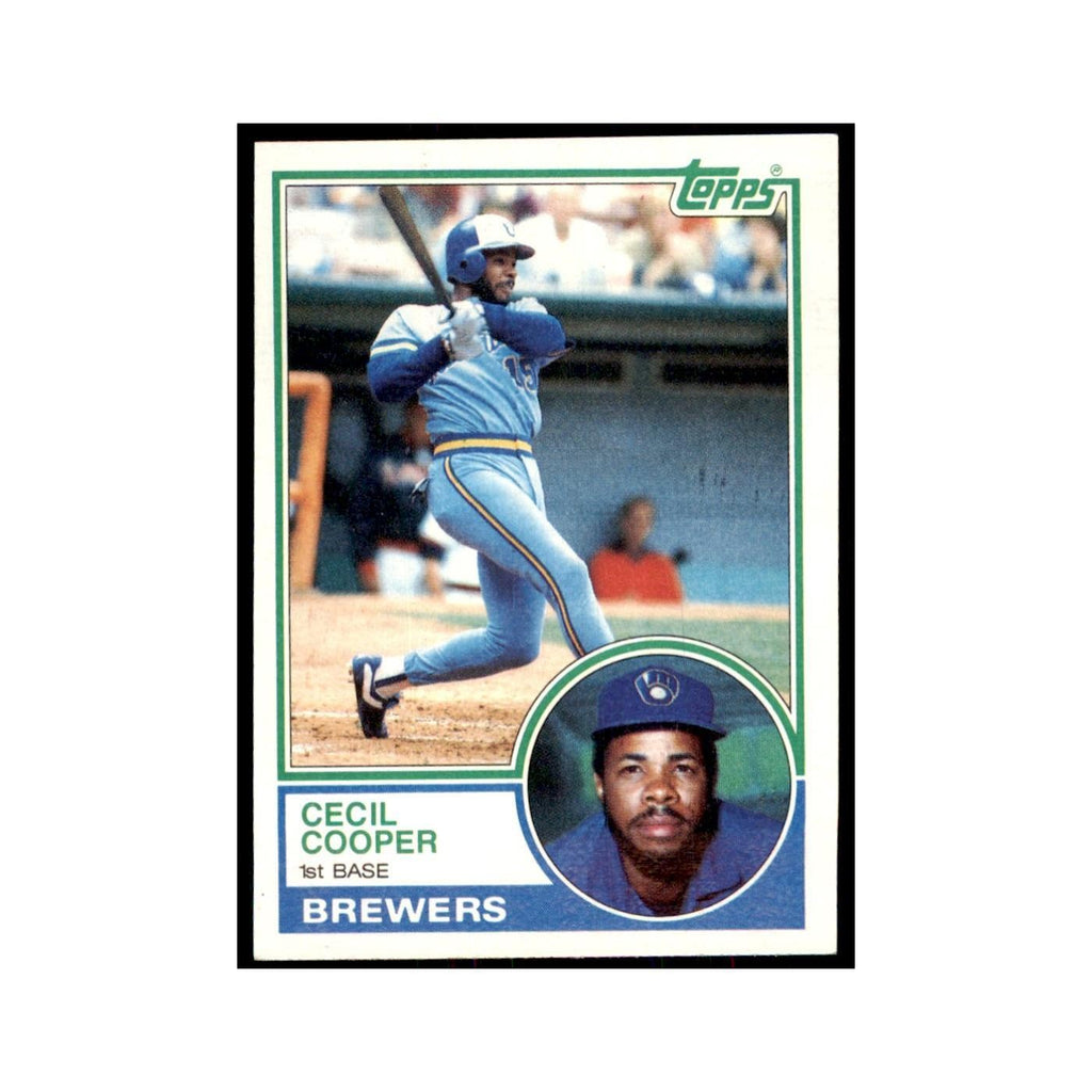 1983 Topps Cecil Cooper Baseball Cards #190