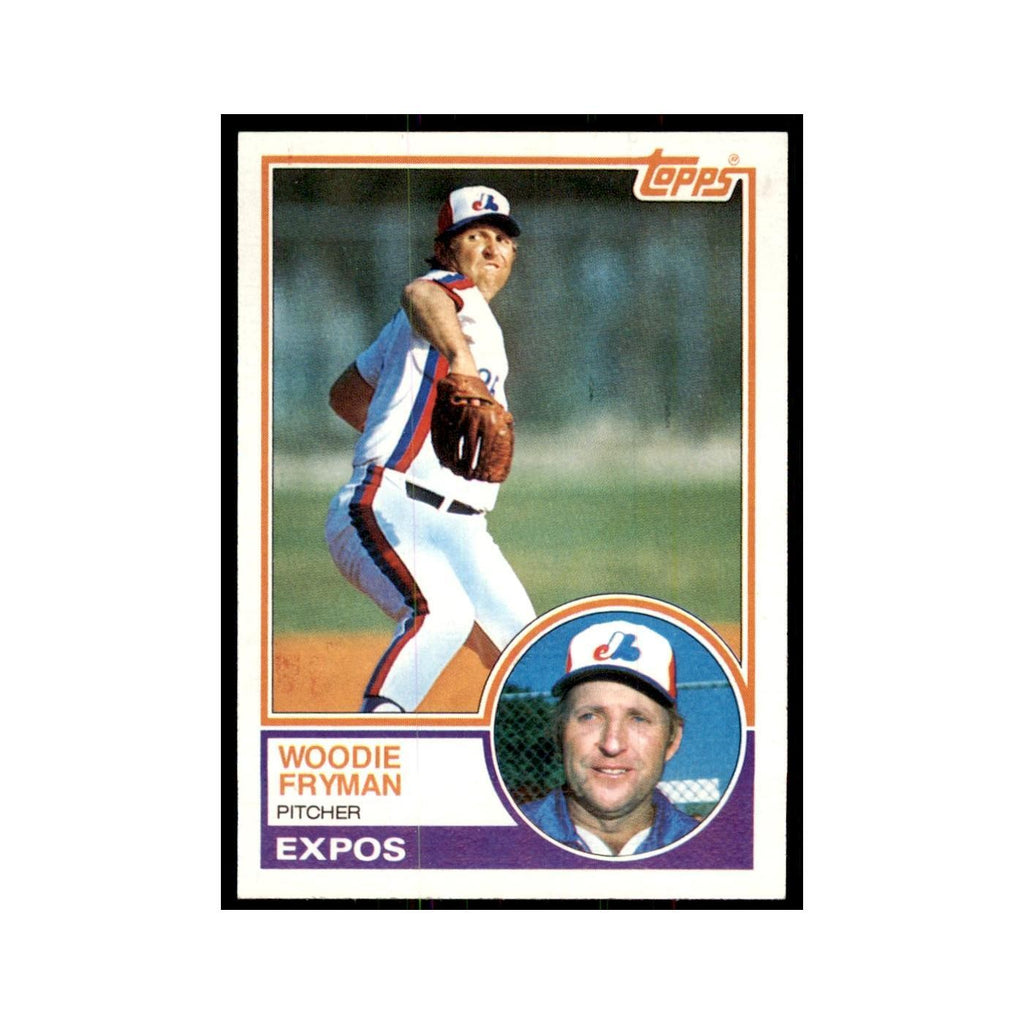 1983 Topps Woodie Fryman Baseball Cards #137