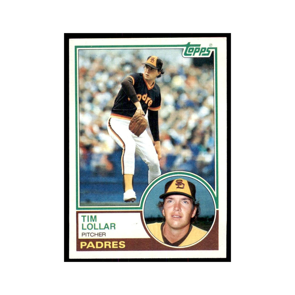 1983 Topps Tim Lollar Baseball Cards #185