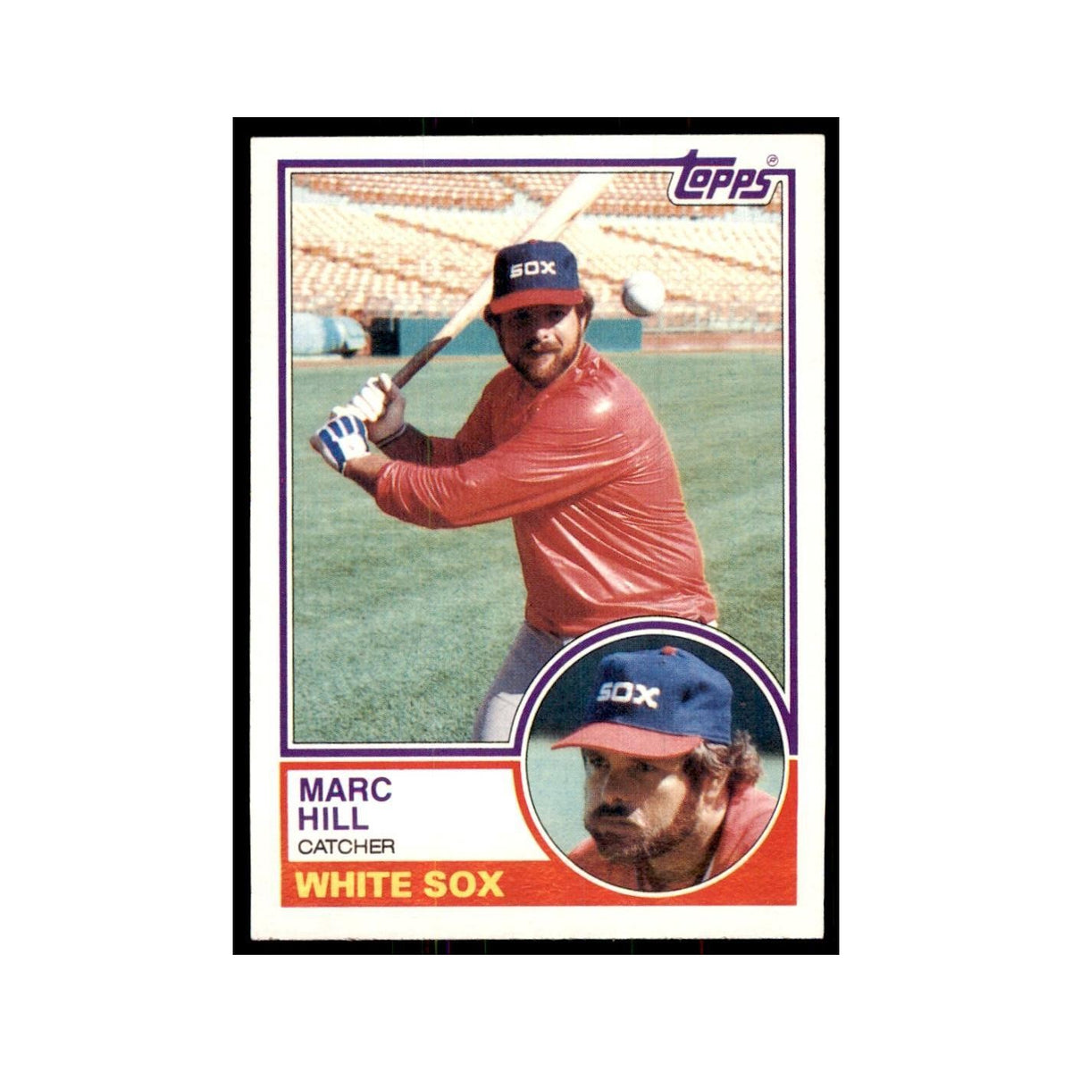 1983 Topps Marc Hill Baseball Cards #124
