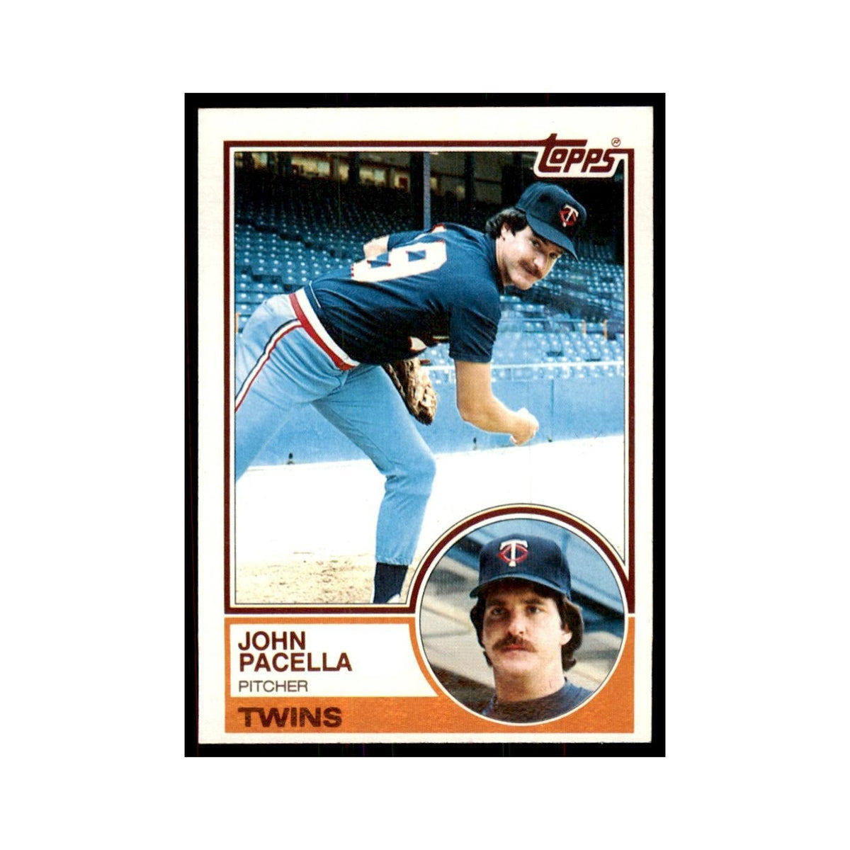 1983 Topps John Pacella Baseball Cards #166