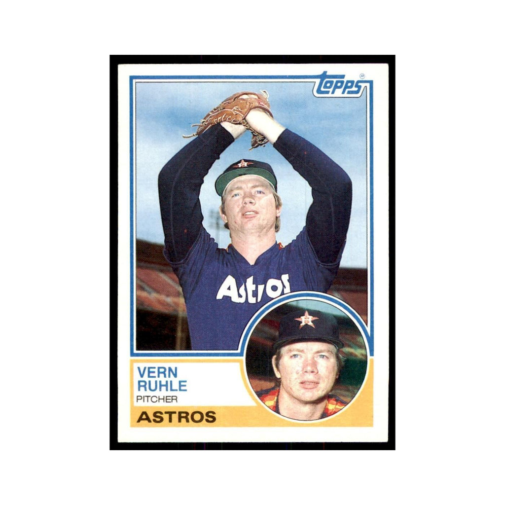 1983 Topps Vern Ruhle Baseball Cards #172