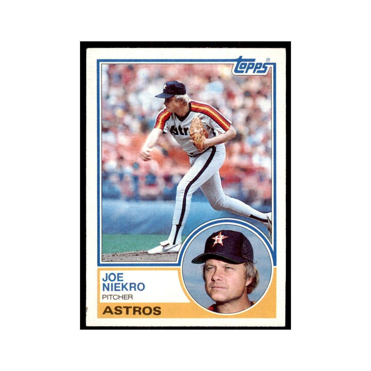 1983 Topps Joe Niekro Baseball Cards #221