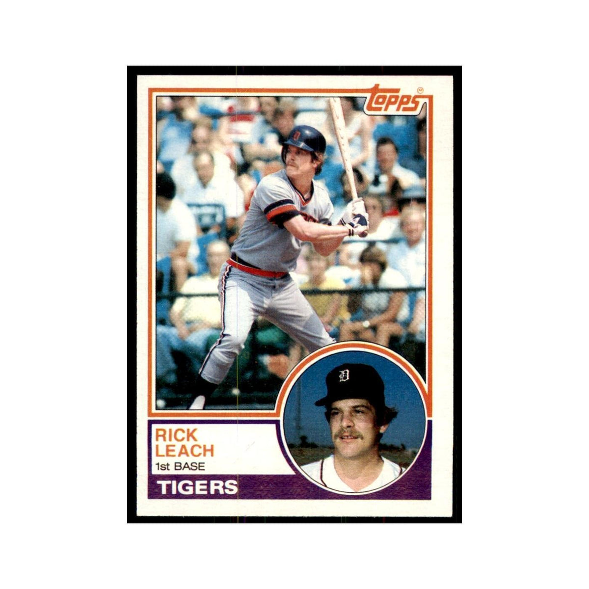 1983 Topps Rick Leach Baseball Cards #147
