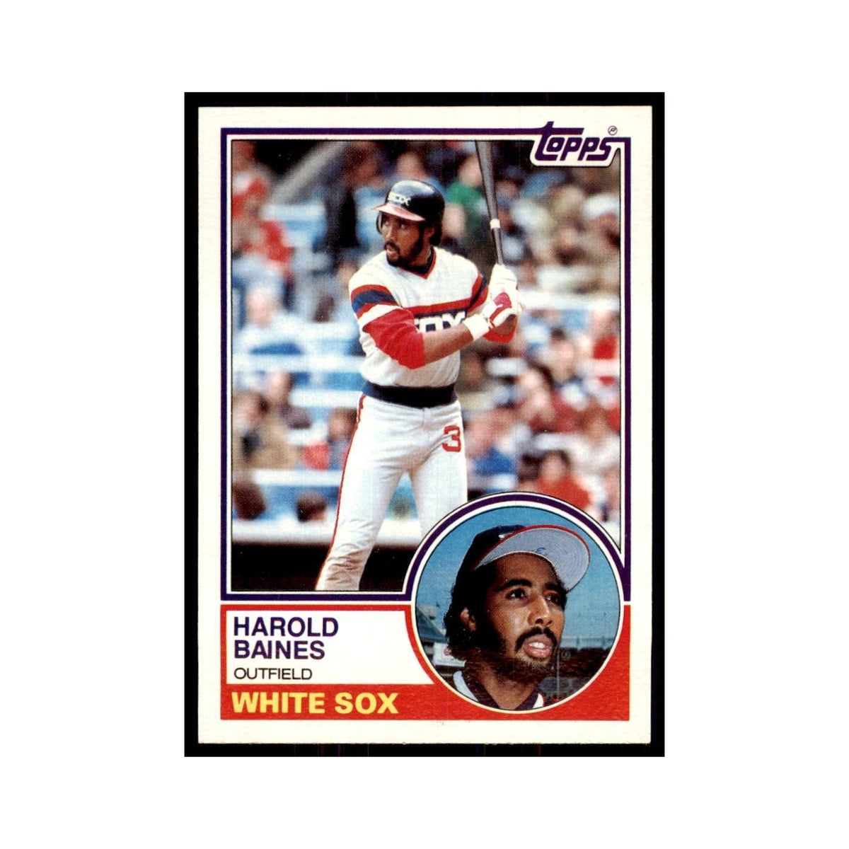 1983 Topps Harold Baines Baseball Cards #177