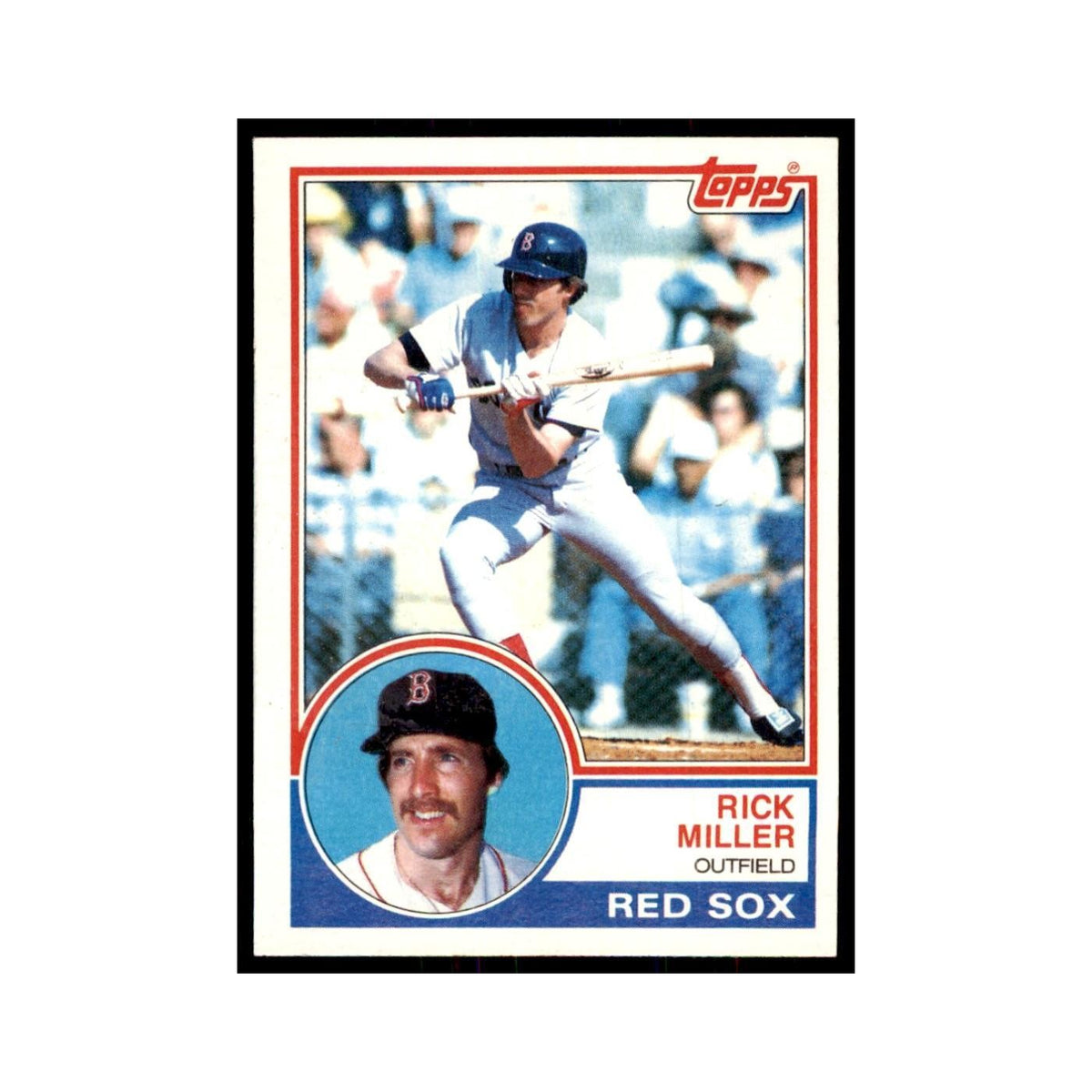1983 Topps Rick Miller Baseball Cards #188