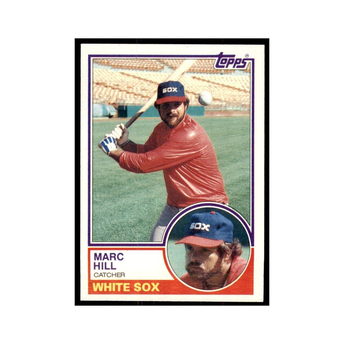 1983 Topps Marc Hill Baseball Cards #124