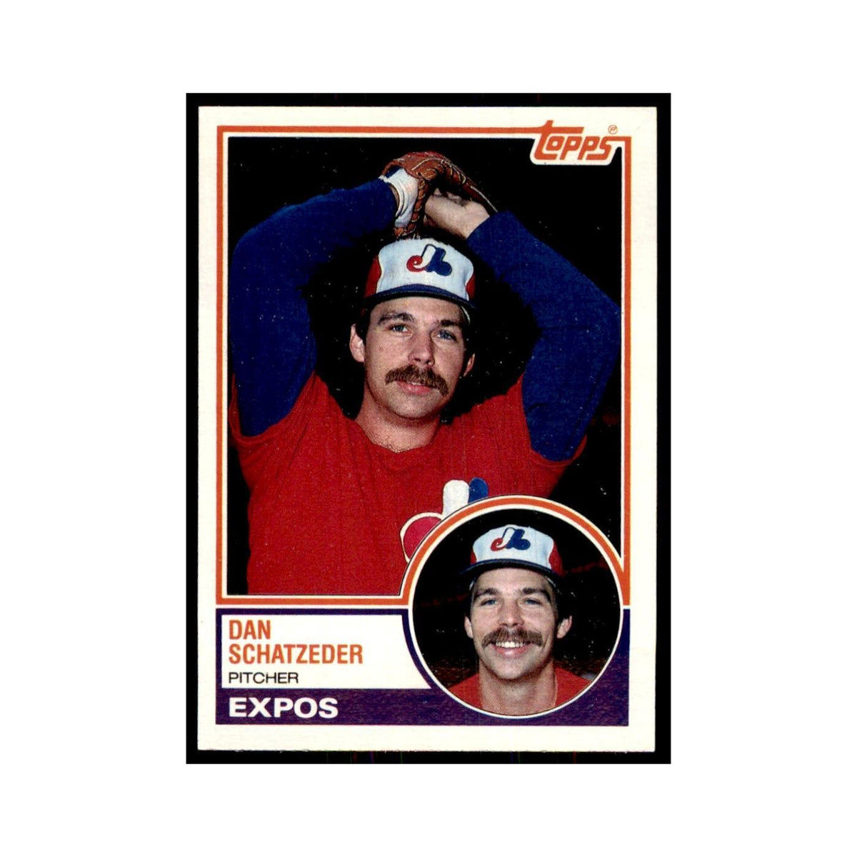 1983 Topps Dan Schatzeder Baseball Cards #189