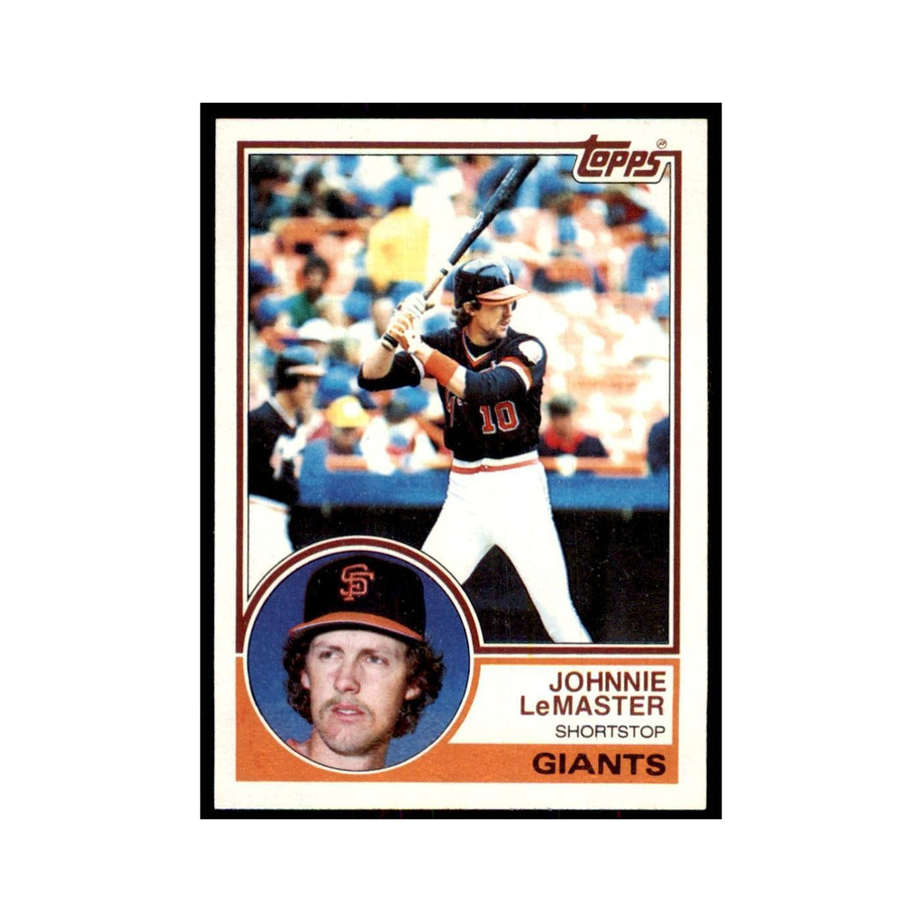 1983 Topps Johnnie LeMaster Baseball Cards #154