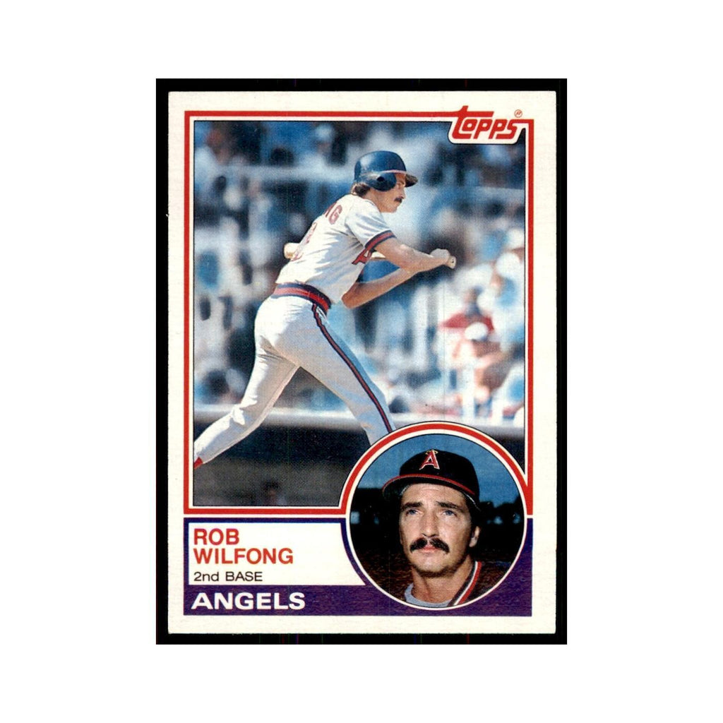 1983 Topps Rob Wilfong Baseball Cards #158