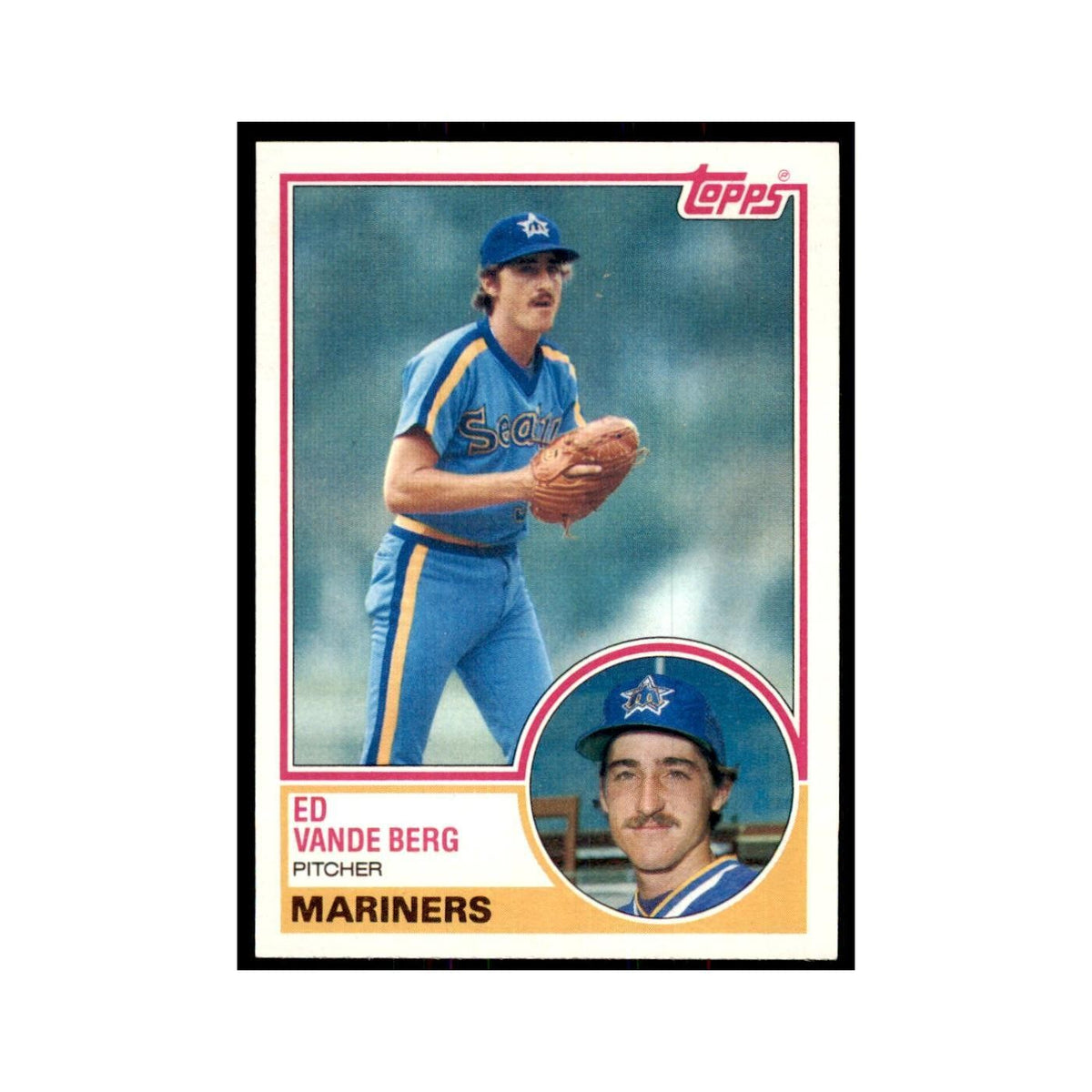 1983 Topps Ed Vande Berg Baseball Cards #183