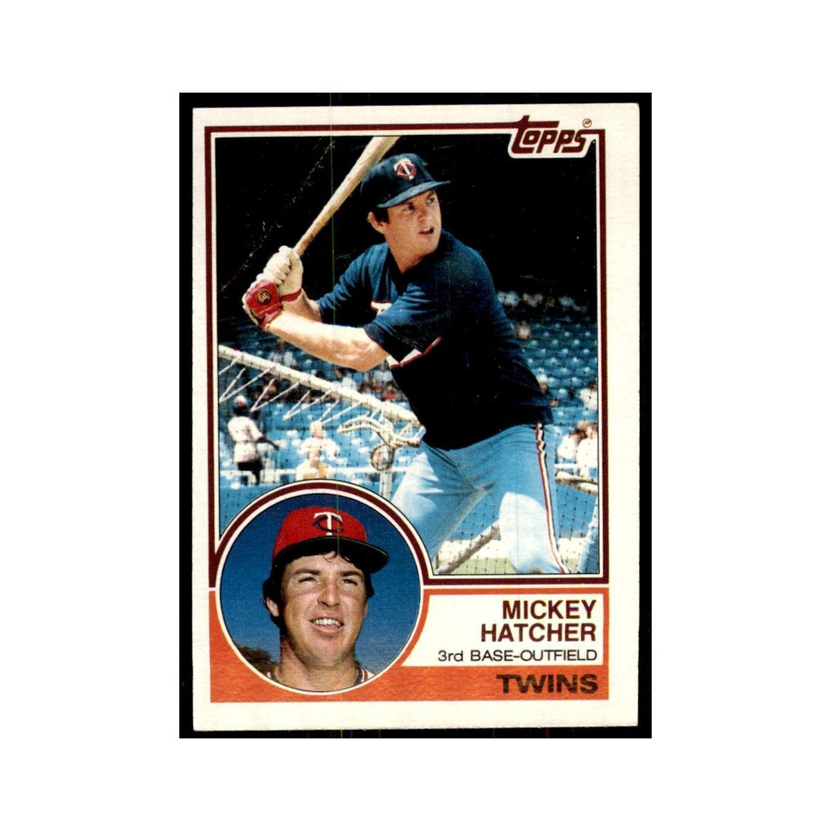 1983 Topps Mickey Hatcher Baseball Cards #121
