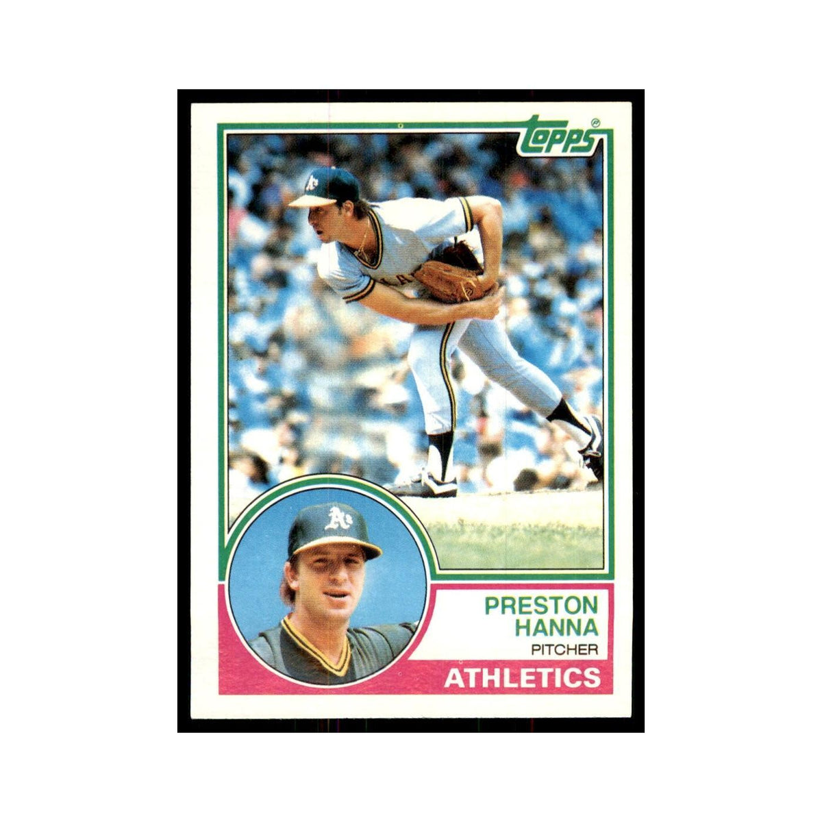 1983 Topps Preston Hanna Baseball Cards #127