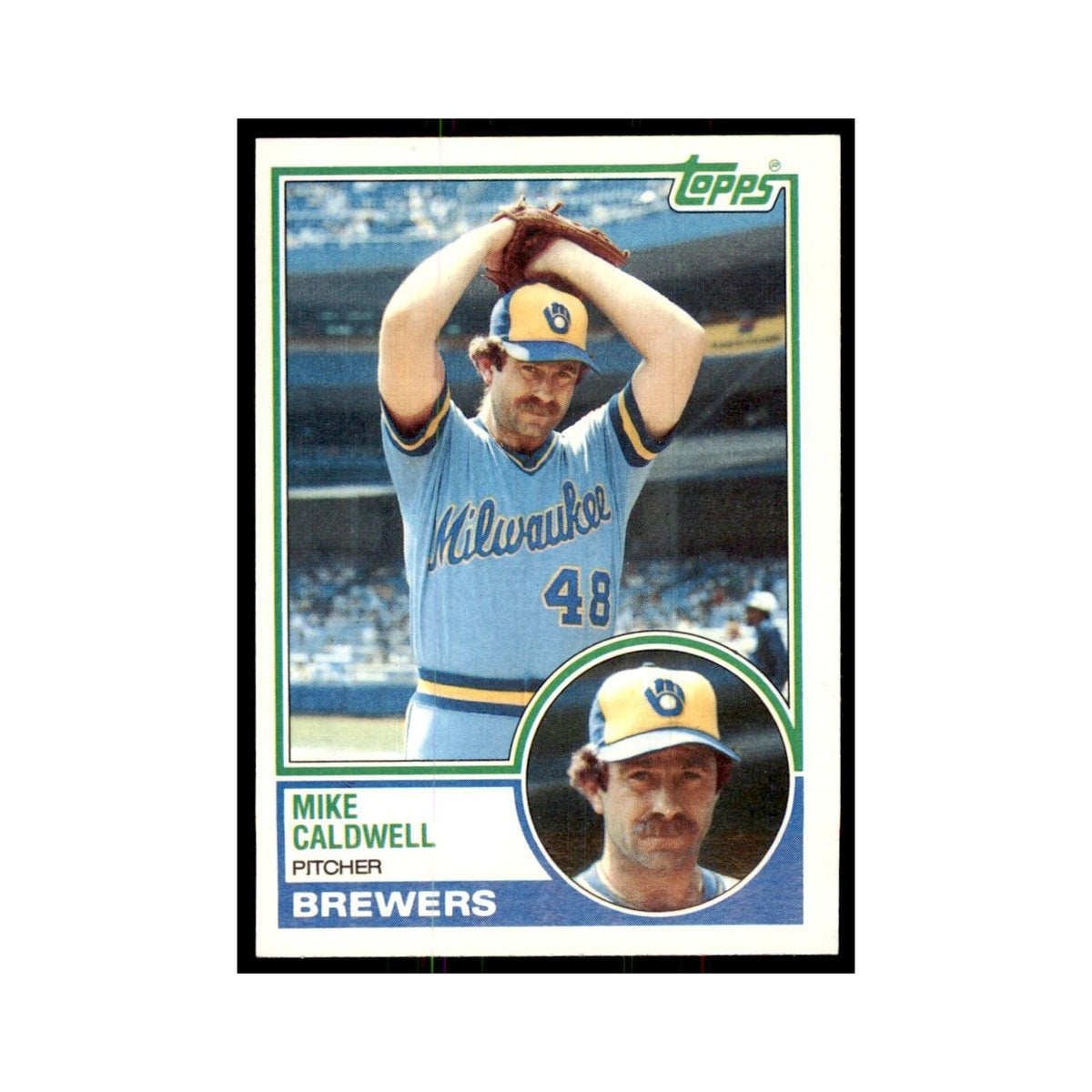 1983 Topps Mike Caldwell Baseball Cards #142