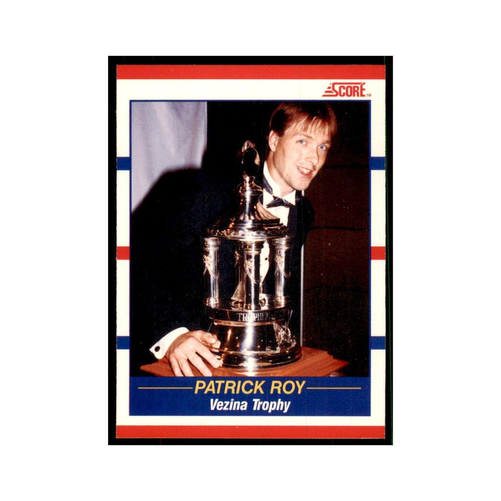 1990 Score Canadian Patrick Roy Hockey Cards #364