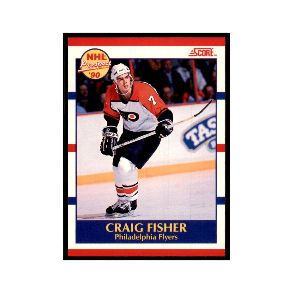 1990 Score Canadian Craig Fisher Hockey Cards #412