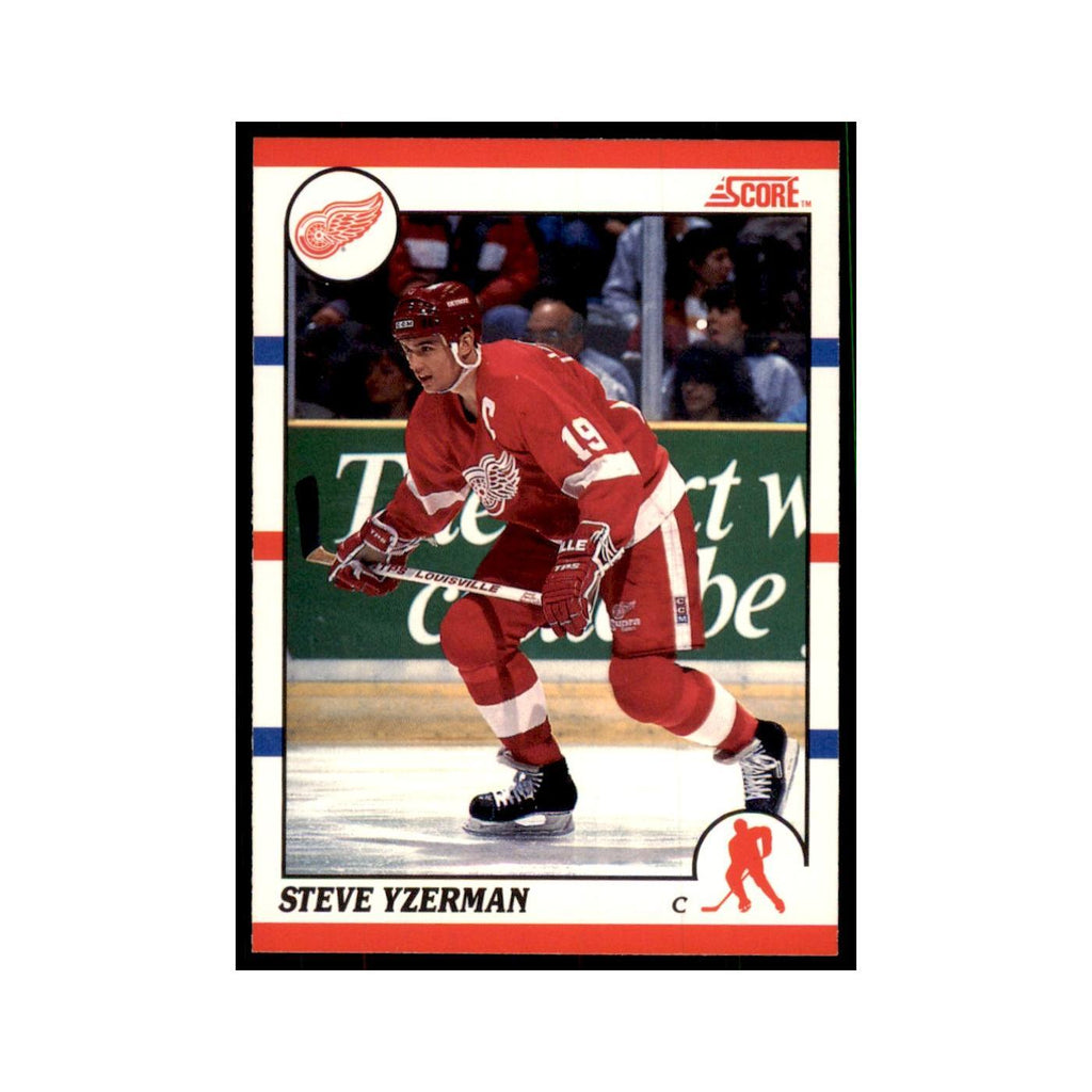 1990 Score Canadian Steve Yzerman Hockey Cards #3