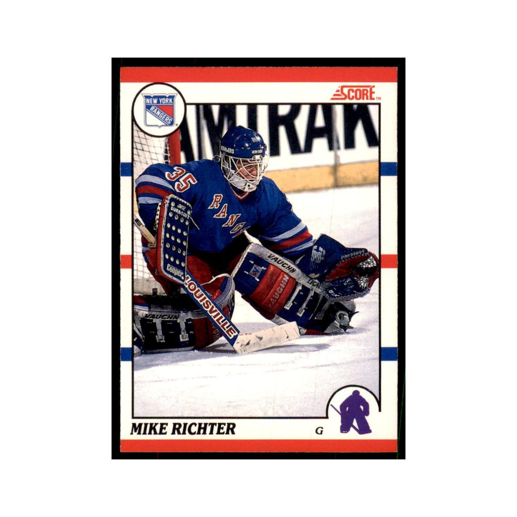 1990 Score Canadian Mike Richter Hockey Cards #74