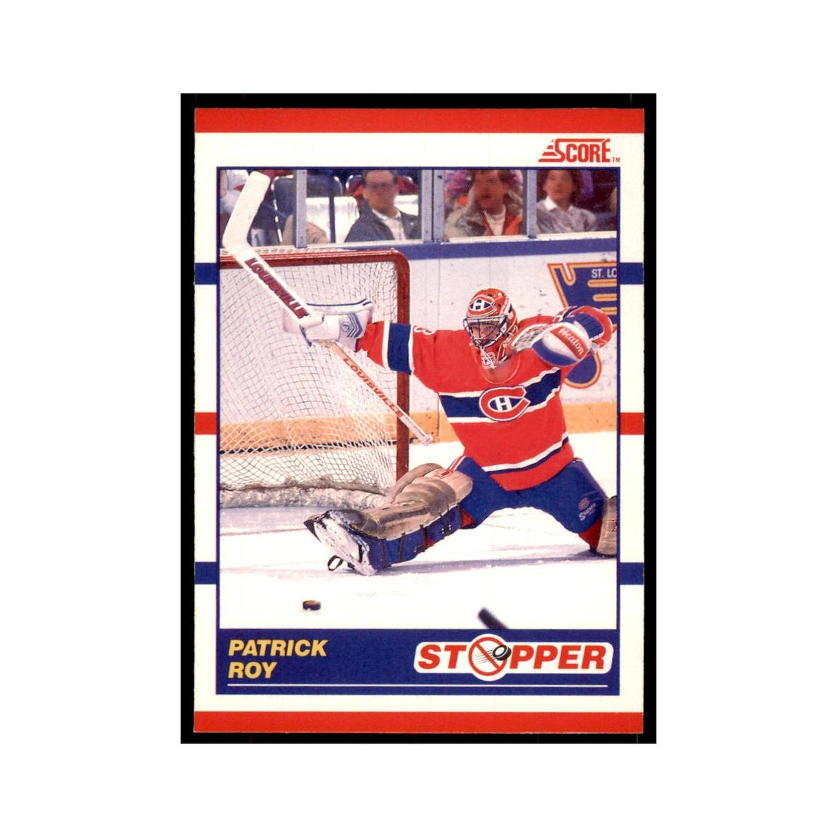 1990 Score Canadian Patrick Roy Hockey Cards #344