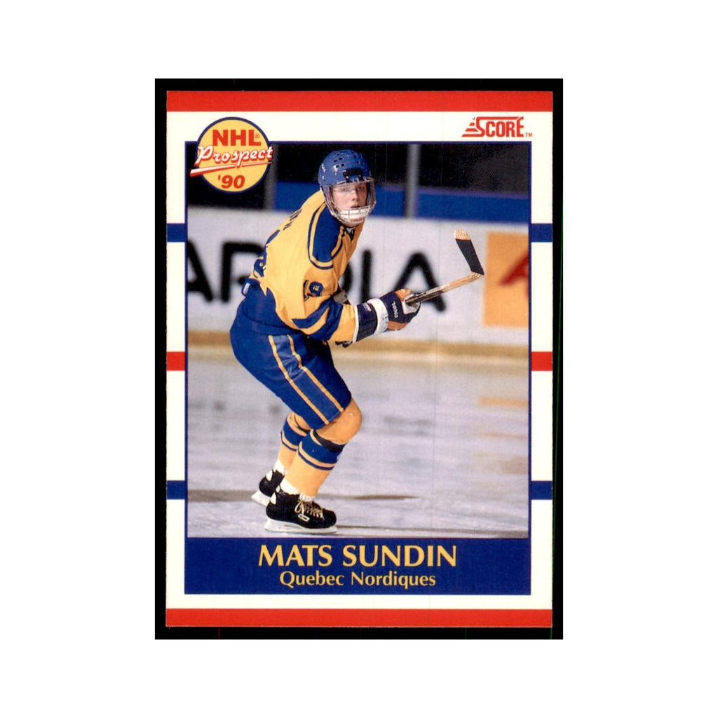 1990 Score Canadian Mats Sundin Hockey Cards #398