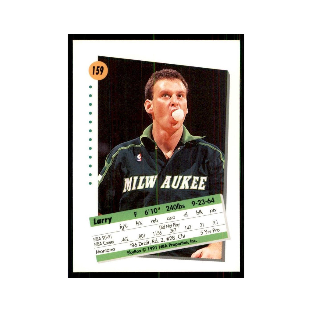 1991 SkyBox Larry Krystkowiak Basketball Cards #159
