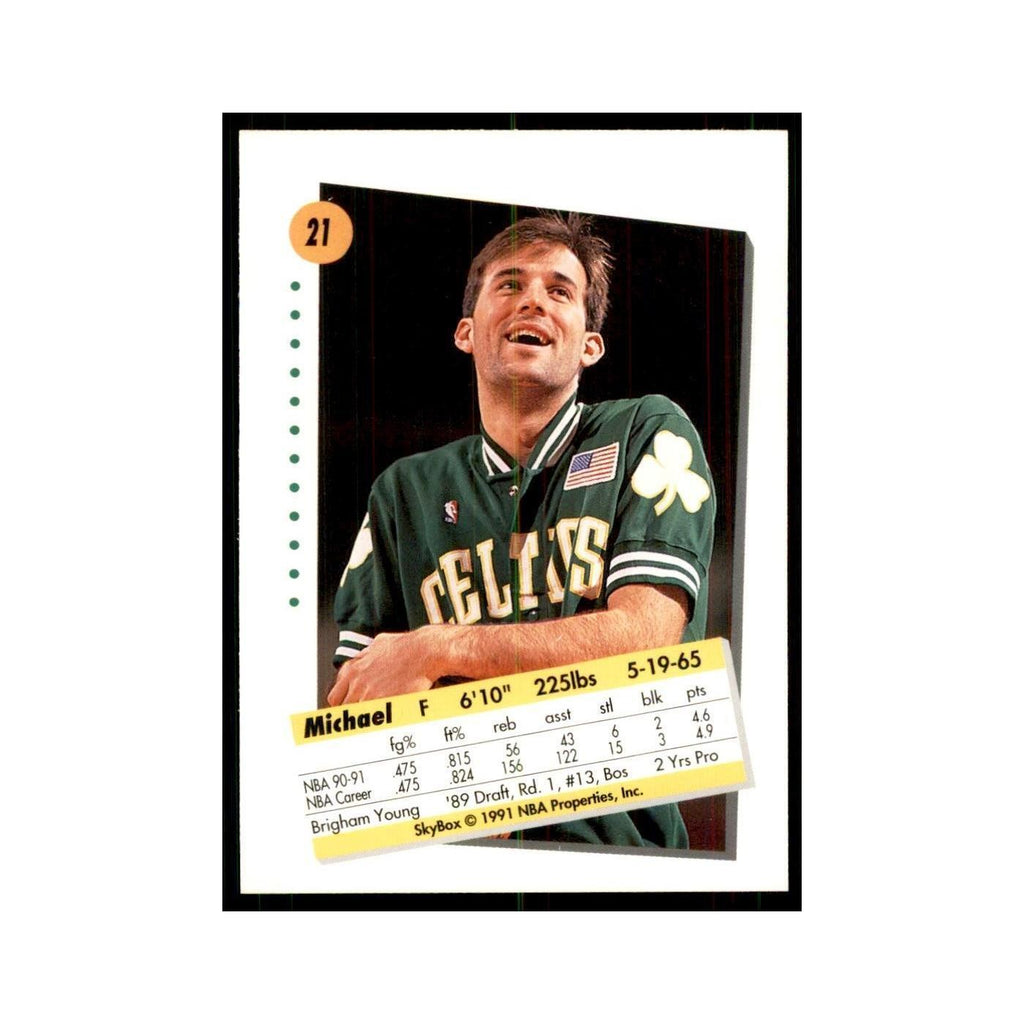 1991 SkyBox Michael Smith Basketball Cards #21