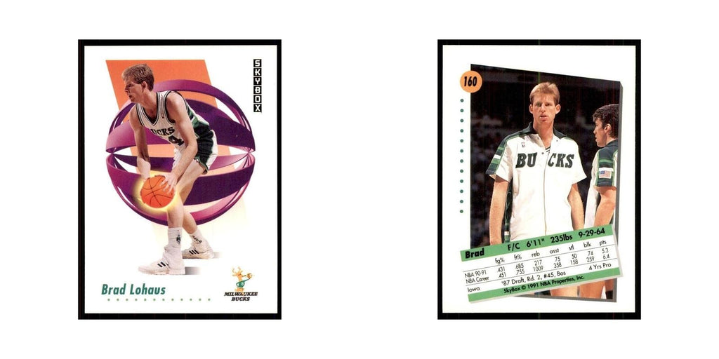 1991 SkyBox Brad Lohaus Basketball Cards #160