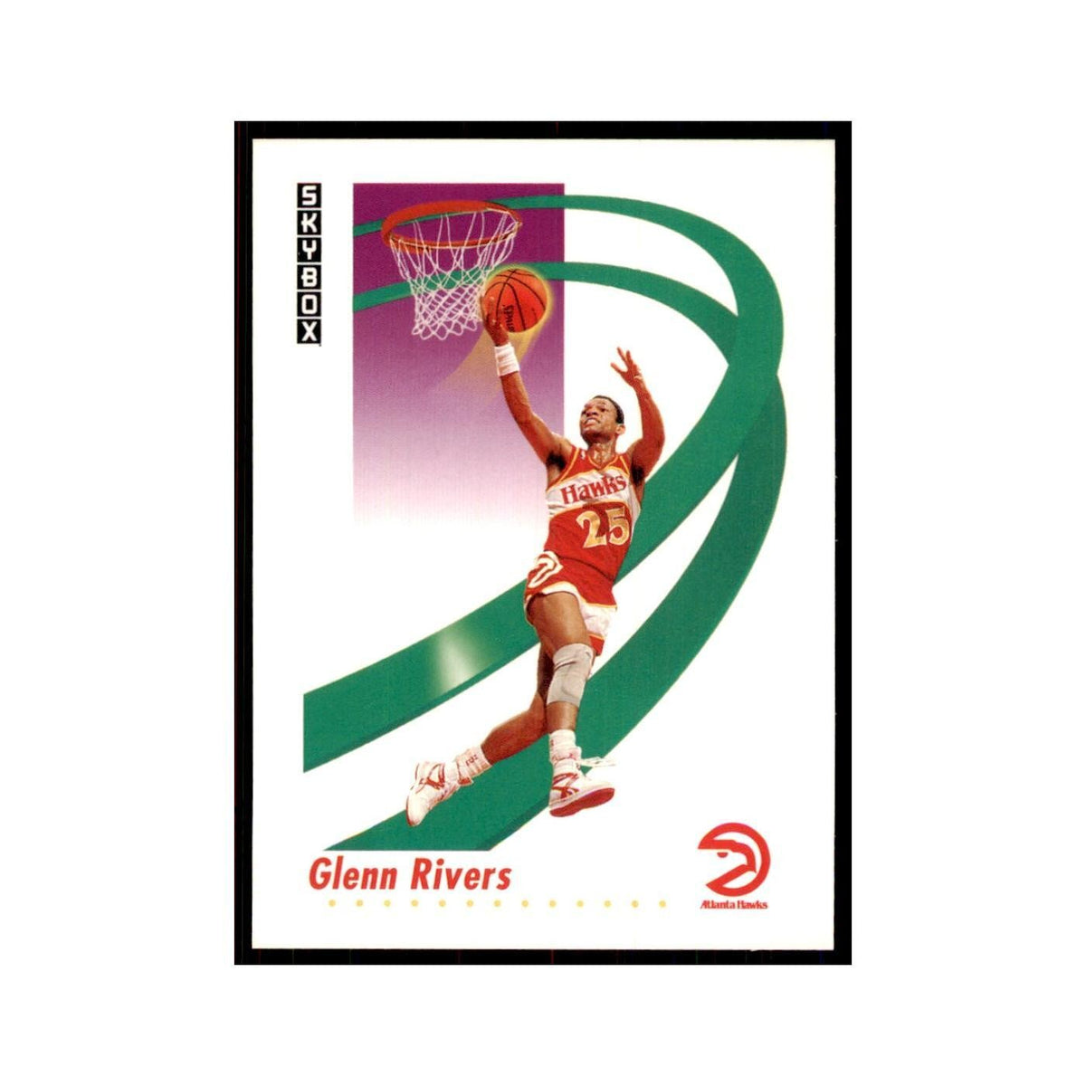 1991 SkyBox Glenn Rivers Basketball Cards #7