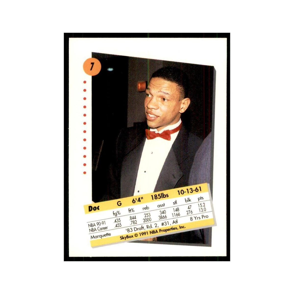 1991 SkyBox Glenn Rivers Basketball Cards #7