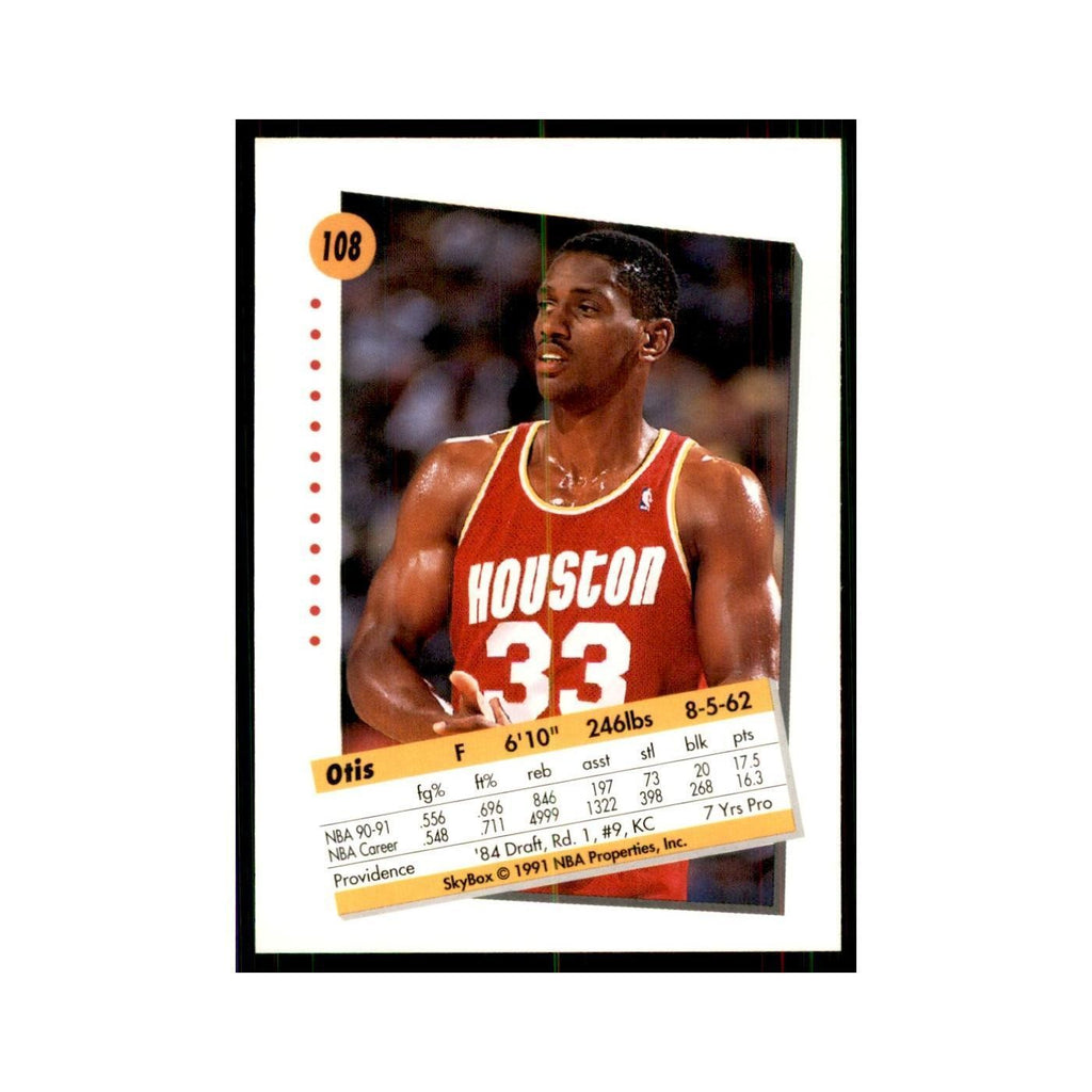 1991 SkyBox Otis Thorpe Basketball Cards #108