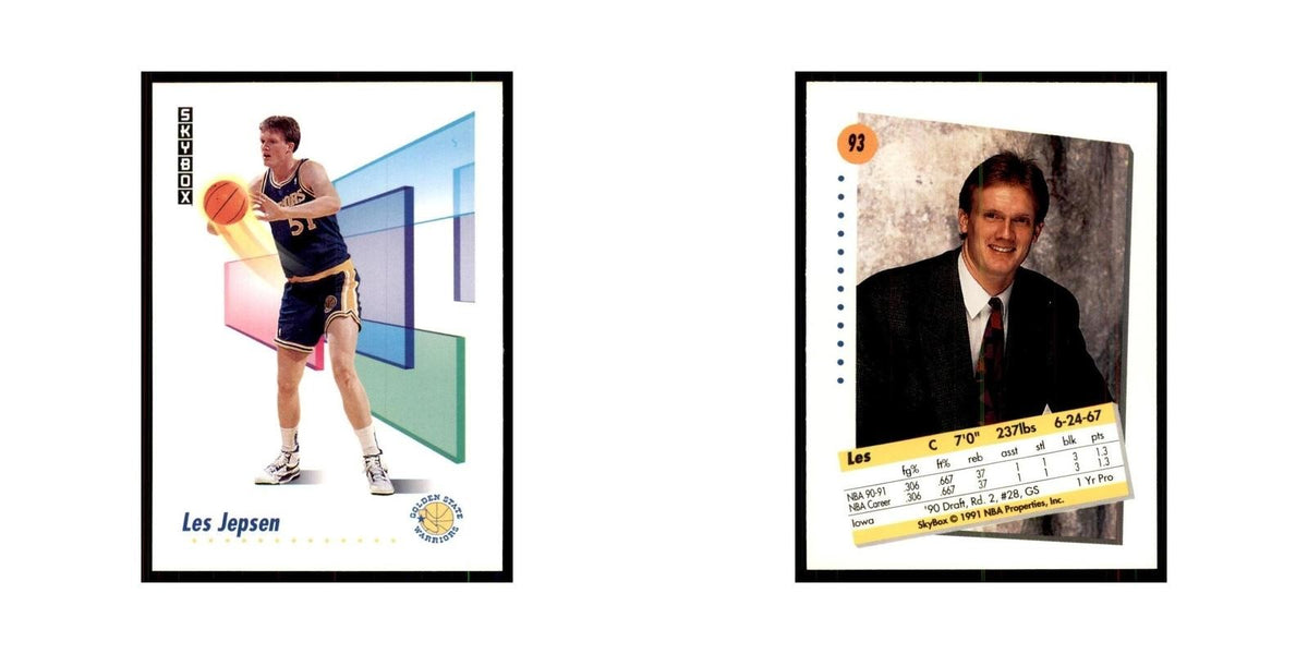 1991 SkyBox Les Jepsen Basketball Cards #93