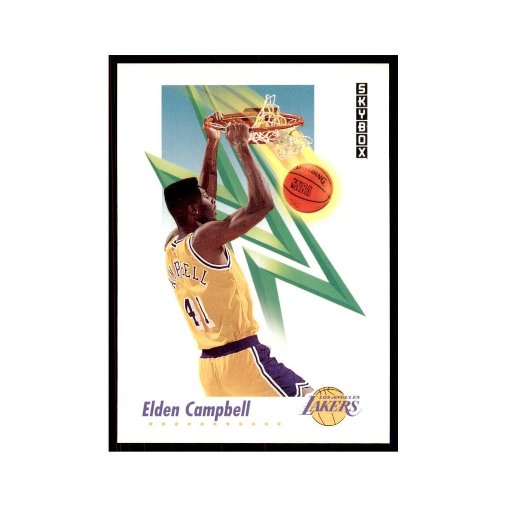 1991 SkyBox Elden Campbell Basketball Cards #133